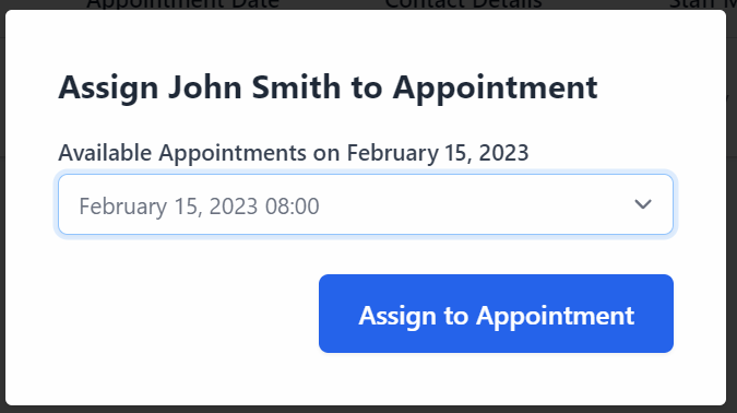 appointments