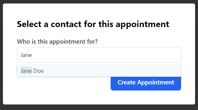 appointments