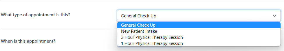 appointments